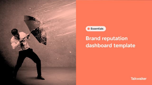 Featured image for Brand reputation dashboard template
