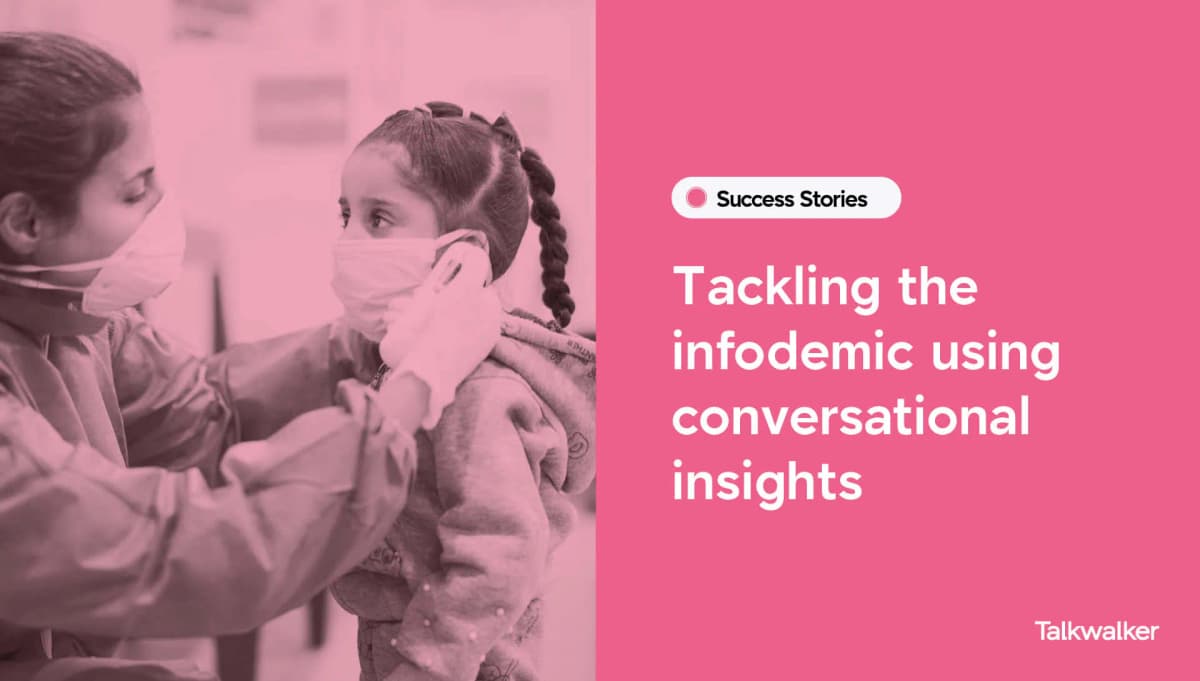 Featured image for Tackling the infodemic using conversational insights - Case Study of UNICEF Response in MENA