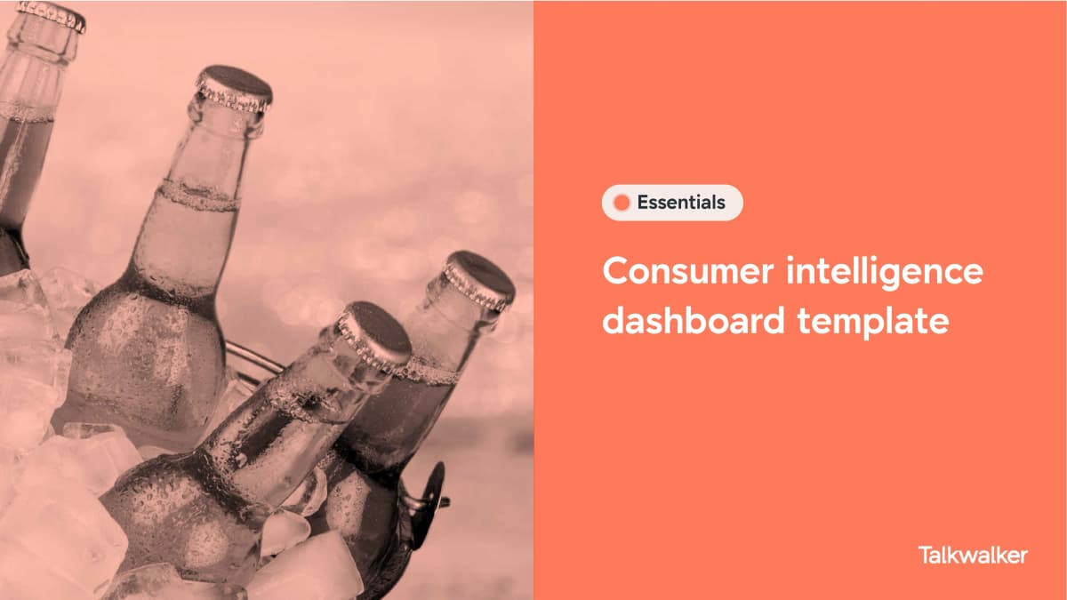 Featured image for Consumer intelligence dashboard template