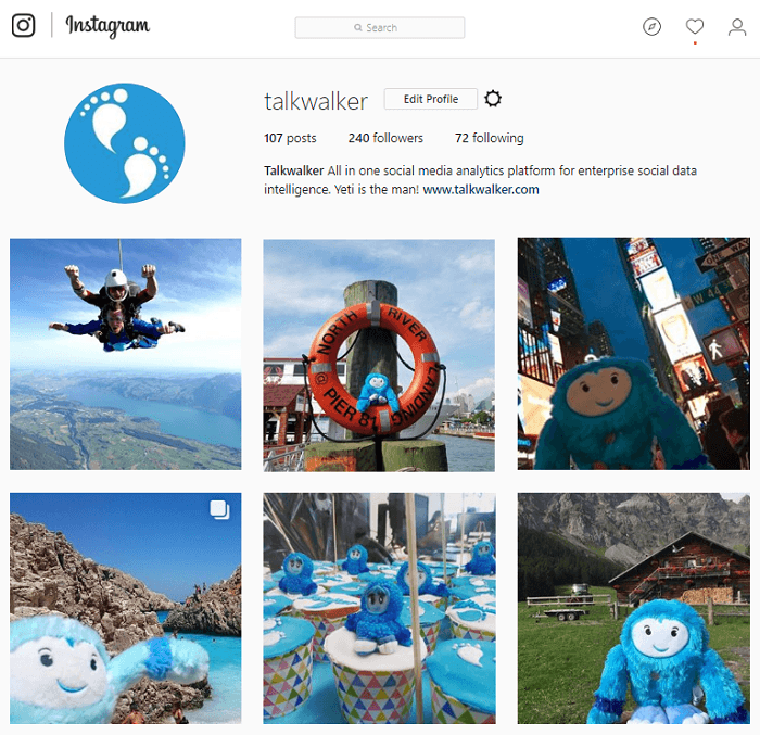 Talkwalker Instagram Album