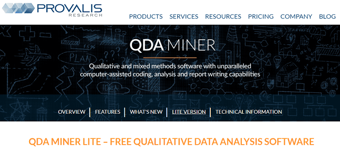 QDA Miner Lite qualitative analysis software